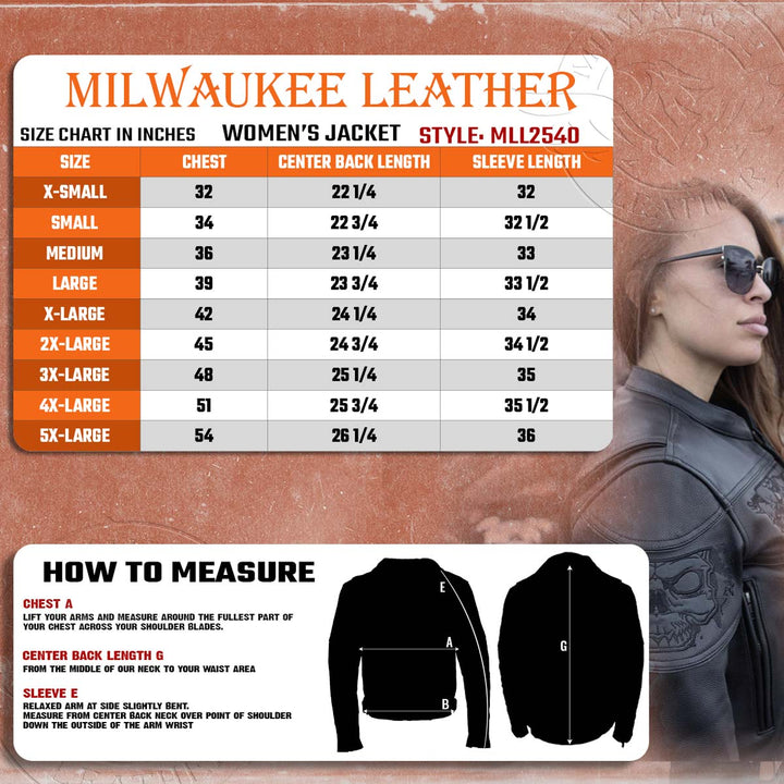 Milwaukee Leather MLL2540 Women&
