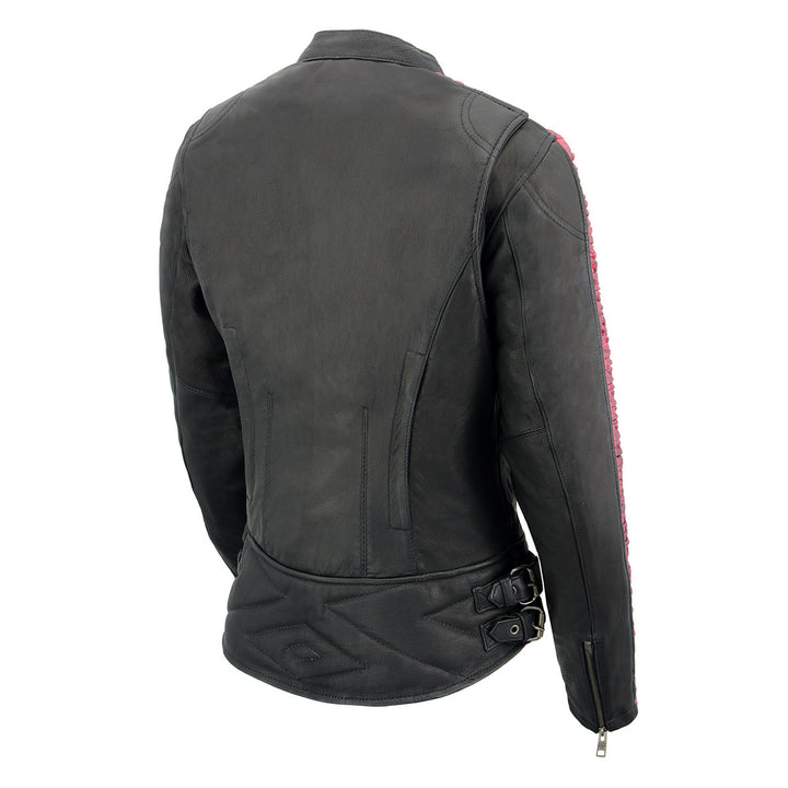 Milwaukee Leather MLL2571 Womens Black and Pink &