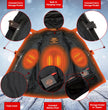 Milwaukee Leather MLM1514SET All Season Black Premium Leather Motorcycle Riders Jacket w/ Heated and Cool-Tec Technology