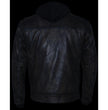 Milwaukee Leather MLM1538 Men's Distressed Brown Leather ‘Utility Pocket’ Vented Jacket with Removable Hoodie