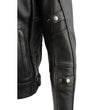 Milwaukee Leather MLM1545 Men's Quilted Pattern Triple Vent Black Leather Scooter Jacket