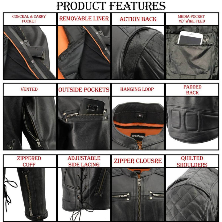 Milwaukee Leather MLM1580 Men&