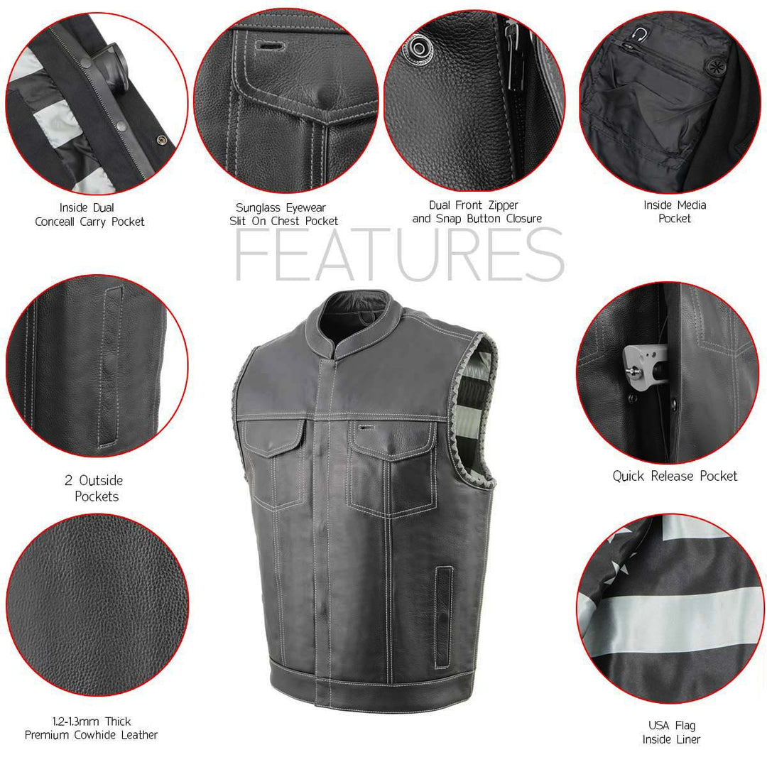 Milwaukee Leather MLM3507 Men&