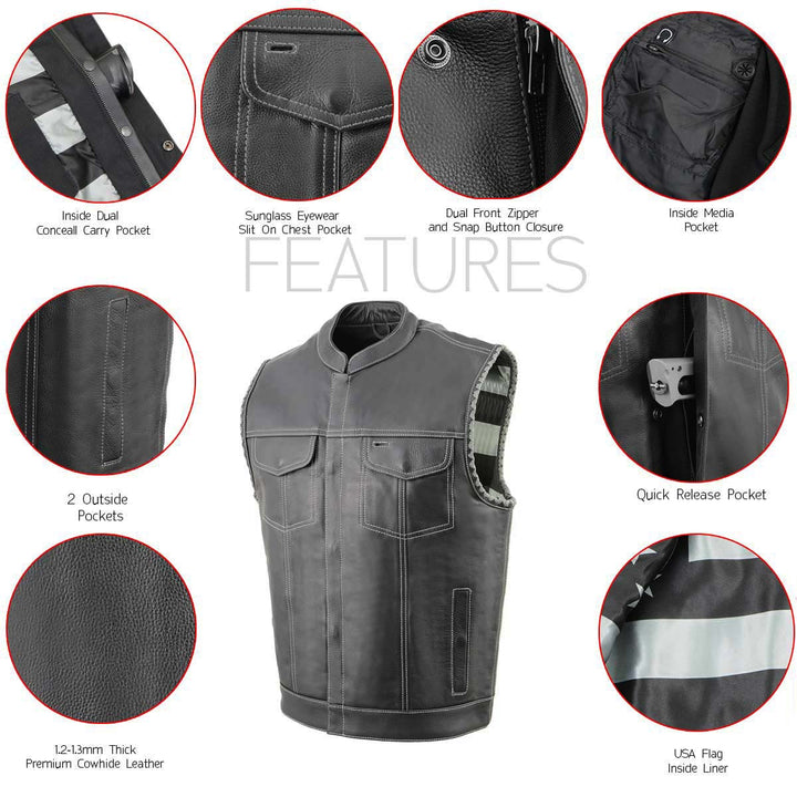 Milwaukee Leather MLM3507 Men&