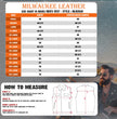 Milwaukee Leather MLM3520 Men's Black Leather Vest - Classic V-Neck Straight Bottom Side Lace Motorcycle Rider Vest