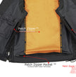 Milwaukee Leather MLM3520 Men's Black Straight Bottom Side Lace Motorcycle Leather Vest