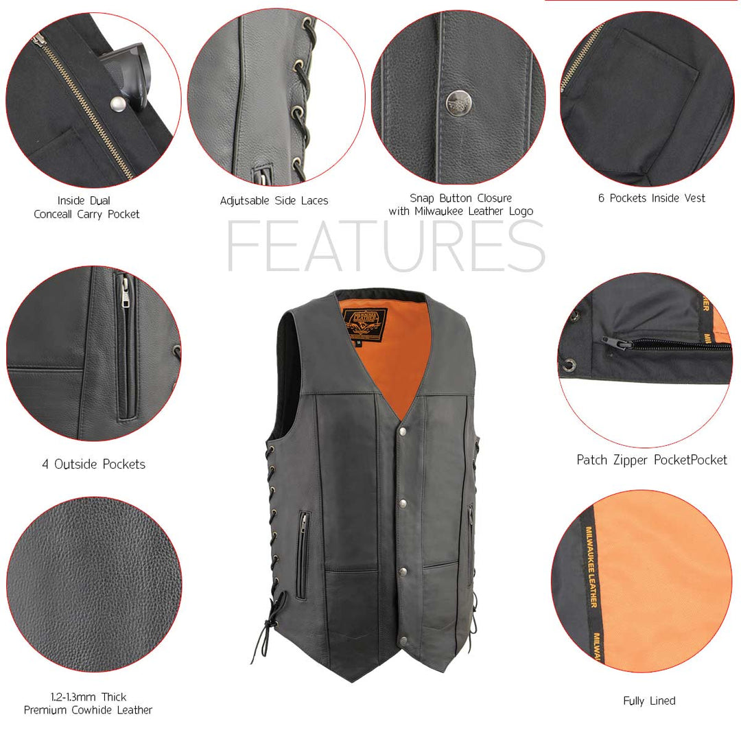Milwaukee Leather MLM3541 Men&