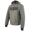 Milwaukee Leather Men's 2-in-1 Distressed Grey Leather Vest, MLM3562