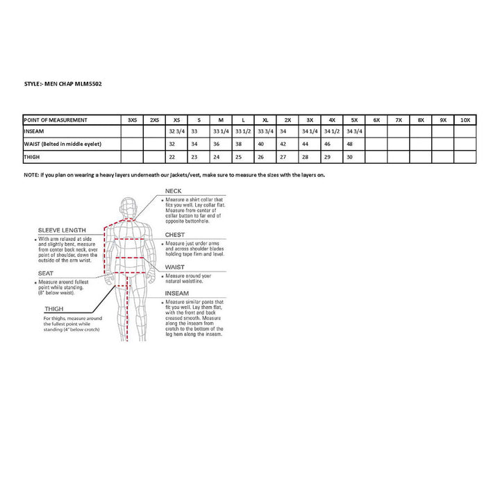 Milwaukee Leather MLM5505 Men&