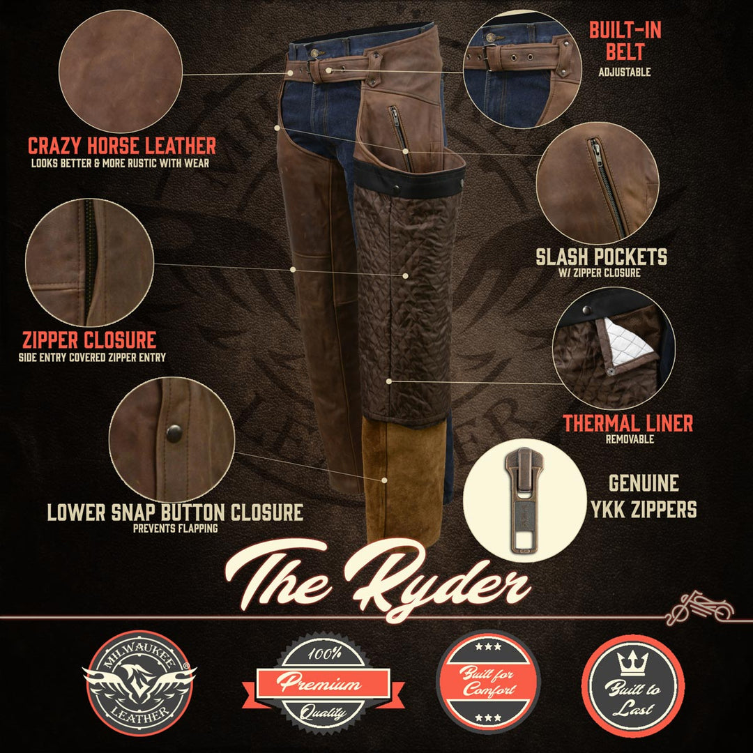 Milwaukee Leather Chaps for Men&