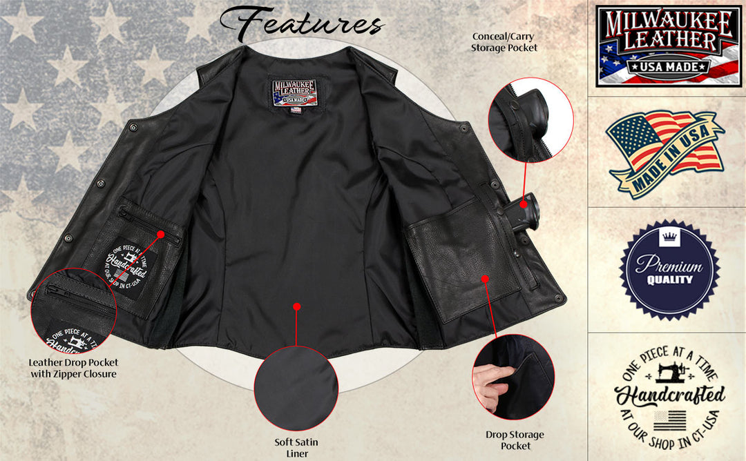 Milwaukee Leather USA MADE MLVSL5003 Women&