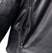 Milwaukee Motorcycle Clothing Co. Men's Black Leather Jacket, MMC10007