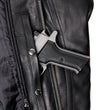 Milwaukee Motorcycle Clothing Co. Men's Black Leather Jacket, MMC10007