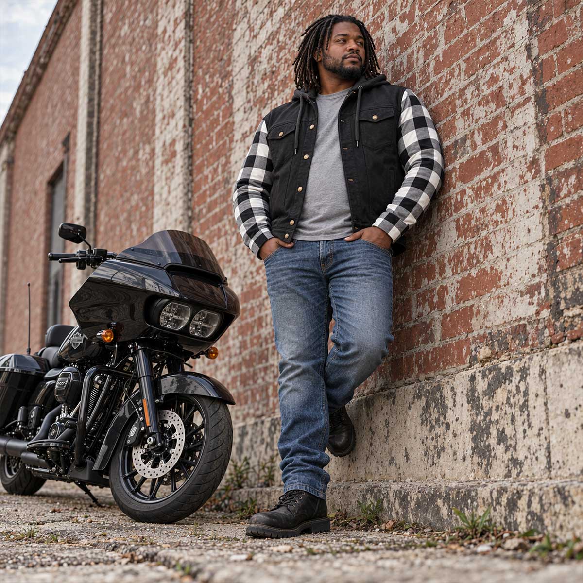 Milwaukee Motorcycle Clothing Co. Men's Gridlock Armored Jacket