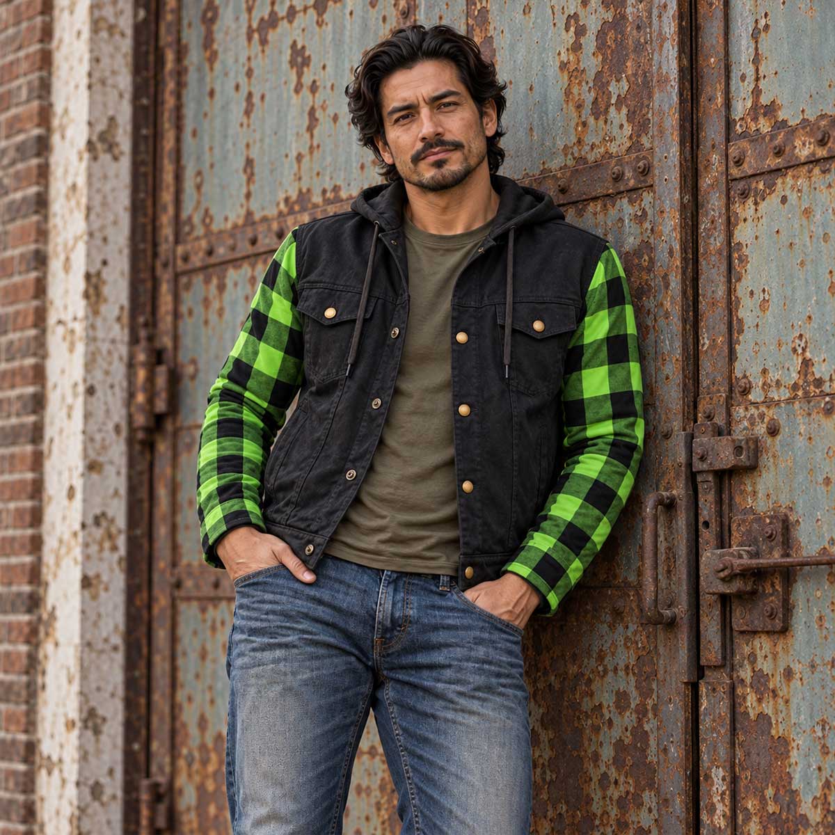 Milwaukee Motorcycle Clothing Co. Men's Gridlock Armored Jacket