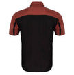 MMCC Men's Gear Head Classic Mechanic Button Up Shirt - Dual Chest Pockets - Microfiber Panel - Rider Ready - MMC16012