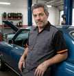 MMCC Men's Pit Line Mechanic Button Up Shirt - Dual Chest Pockets - Microfiber Panel - Rider Ready - MMC16023