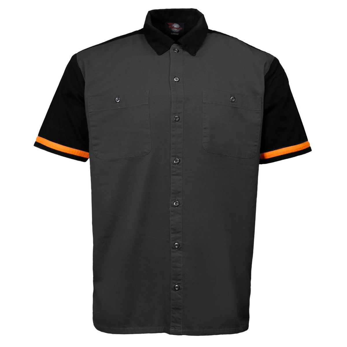 MMCC Men's Pit Line Poly-Blend Mechanic Shirt - MMC16023