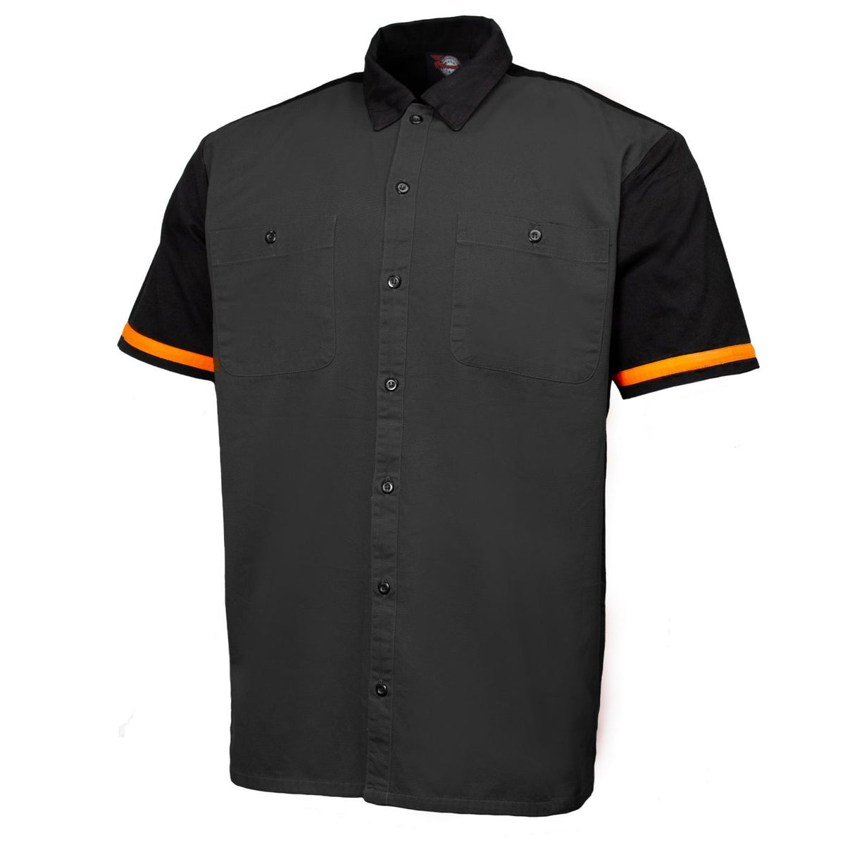 MMCC Men's Pit Line Poly-Blend Mechanic Shirt - MMC16023