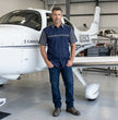MMCC Men's Pit Line Mechanic Button Up Shirt - Dual Chest Pockets - Microfiber Panel - Rider Ready - MMC16027