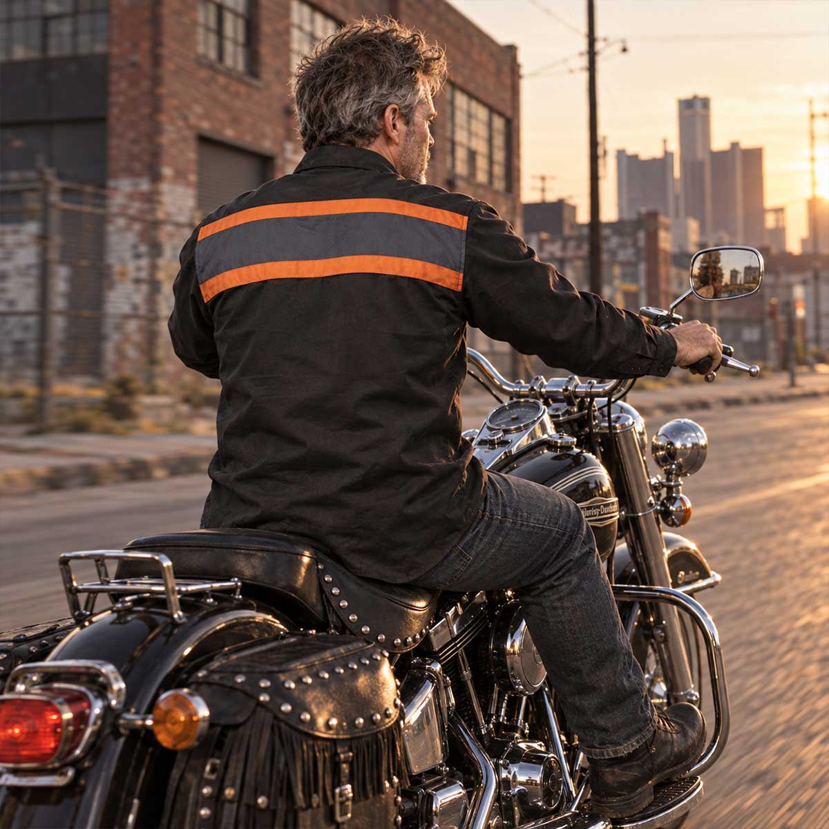 Milwaukee Motorcycle Clothing Co. Men's Mechanic Shirt, MMC16152