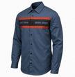MMCC Men's Shift Crew Long Sleeve Vented Mechanic Shop Shirt - MMC16153