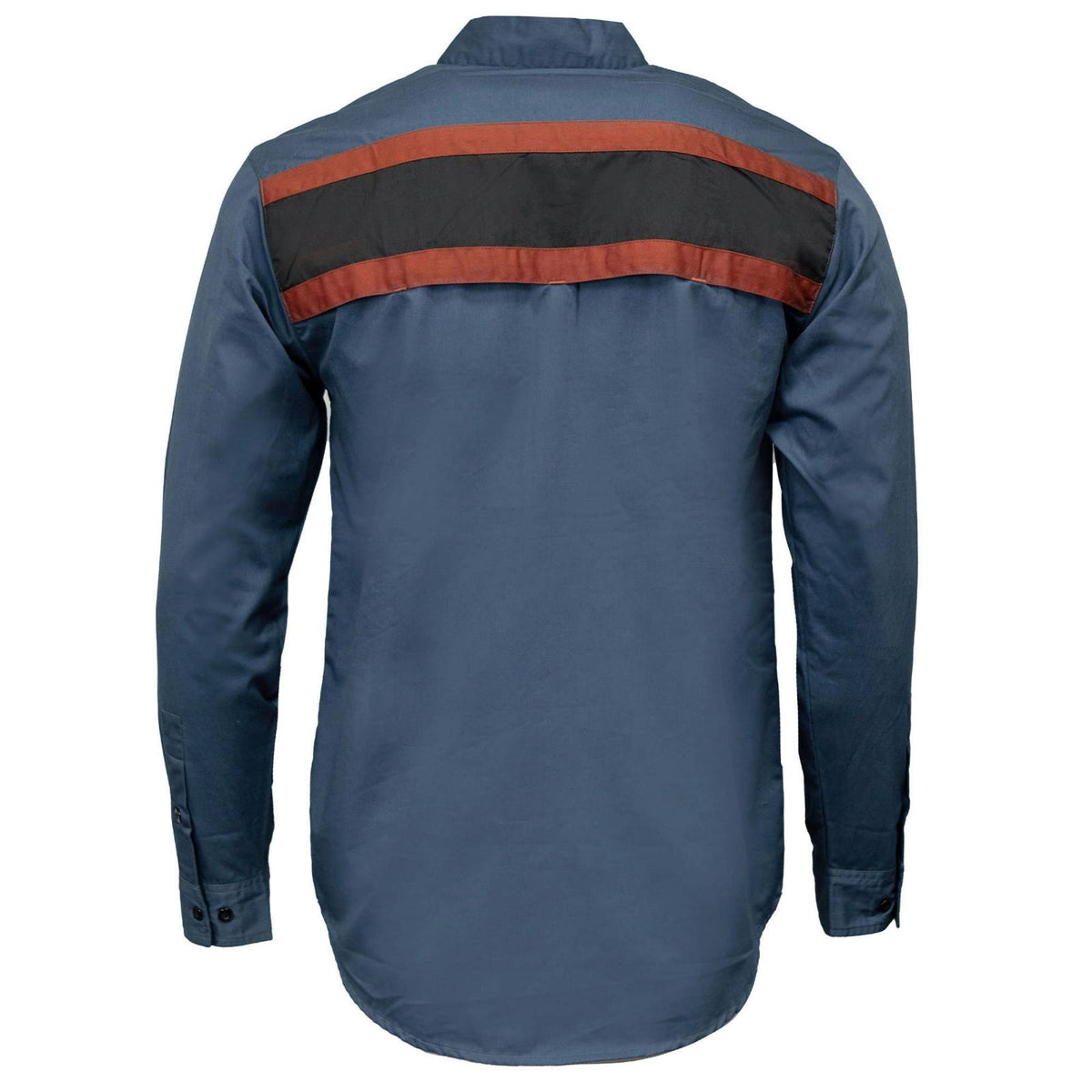 MMCC Men's Shift Crew Long Sleeve Vented Mechanic Shop Shirt - MMC16153