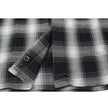 Milwaukee Leather MNG11654 Men's Black and White Long Sleeve Cotton Flannel Shirt