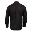 Milwaukee Leather MNG11655 Men's Solid Black Long Sleeve Cotton Flannel Shirt