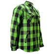 MMCC Men's 'Sidewinder' Reversible Flannel Shirt - 100% Cotton Snap Front Plaid w/ Chest and Hand Pockets - MNG11801