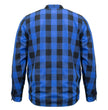 MMCC Men's 'Maverick' Reversible Flannel Shirt - 100% Cotton Snap Front Plaid w/ Chest and Hand Pockets - MNG11802