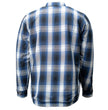 MMCC Men's 'Maverick' Reversible Flannel Shirt - 100% Cotton Snap Front Plaid w/ Chest and Hand Pockets - MNG11802