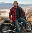Milwaukee Motorcycle Clothing Co. Men's Reversible Plaid Flannel Shirt