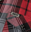 MMCC Men's 'Ricochet' Reversible Flannel Shirt - 100% Cotton Snap Front Plaid w/ Chest and Hand Pockets - MNG11803