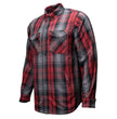 MMCC Men's 'Ricochet' Reversible Flannel Shirt - 100% Cotton Snap Front Plaid w/ Chest and Hand Pockets - MNG11803