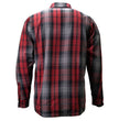 MMCC Men's 'Ricochet' Reversible Flannel Shirt - 100% Cotton Snap Front Plaid w/ Chest and Hand Pockets - MNG11803