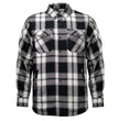 MMCC Men's 'Desperado' Reversible Flannel Shirt - 100% Cotton Snap Front Plaid w/ Chest and Hand Pockets - MNG11804