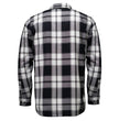 MMCC Men's 'Desperado' Reversible Flannel Shirt - 100% Cotton Snap Front Plaid w/ Chest and Hand Pockets - MNG11804