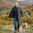Milwaukee Motorcycle Clothing Co. Men's Reversible Plaid Flannel Shirt
