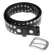 Milwaukee Leather Men's Black Studded Leather Belt, MP7100