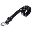 Milwaukee Leather Men's Black Skull Heads Leather Belt, MP7102