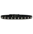 Milwaukee Leather Men's Black Skull Heads Leather Belt, MP7102