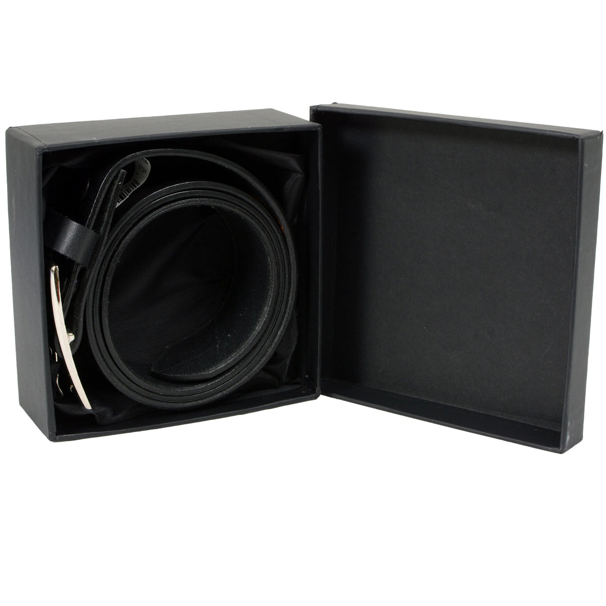 Milwaukee Leather Men's Black Embossed Leather Belt, MP7105