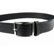 Milwaukee Leather Men's Black Embossed Leather Belt, MP7105
