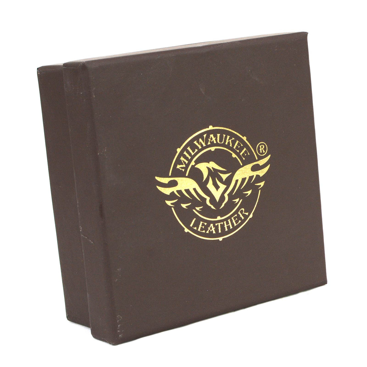 Milwaukee Leather MP7107 Men's 5 Cent Buffalo Coin - Brown Leather Belt w/ Interchangeable Buckle - 1.5 inches Wide