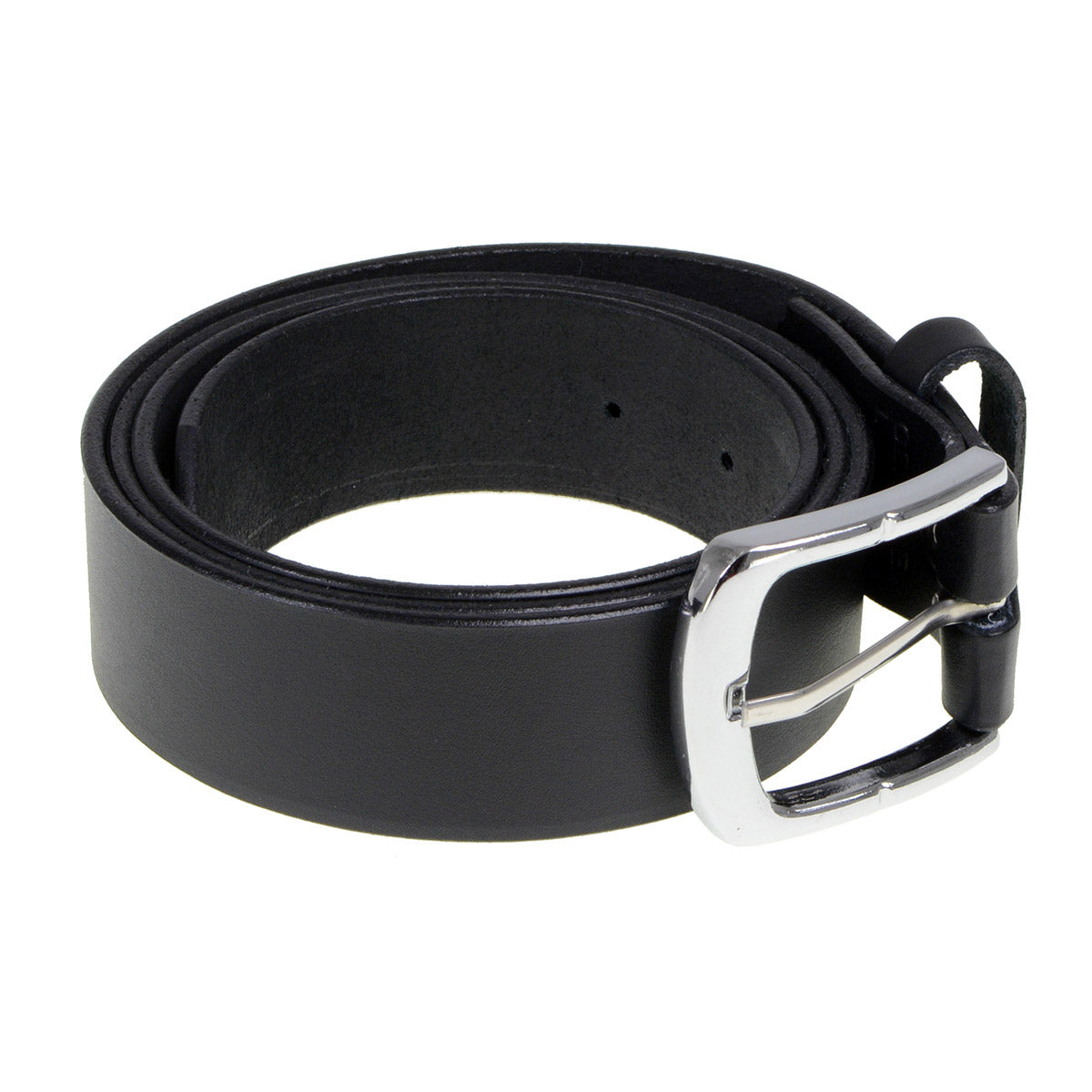 Milwaukee Leather Men's Black Classic Leather Belt, MP7114
