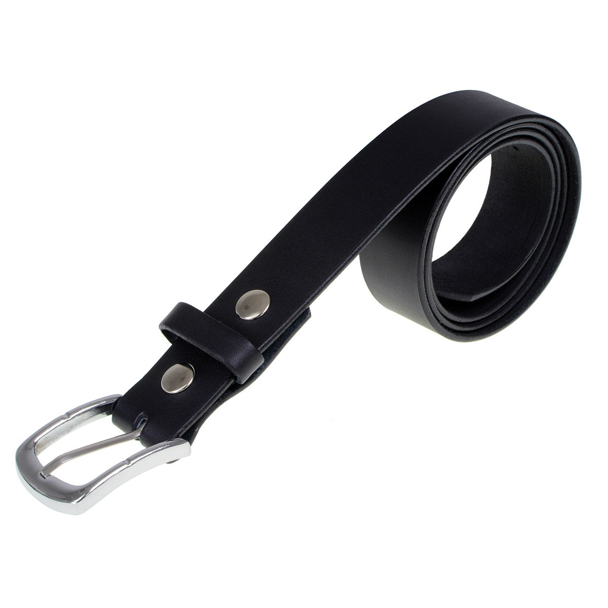 Milwaukee Leather Men's Black Classic Leather Belt, MP7114