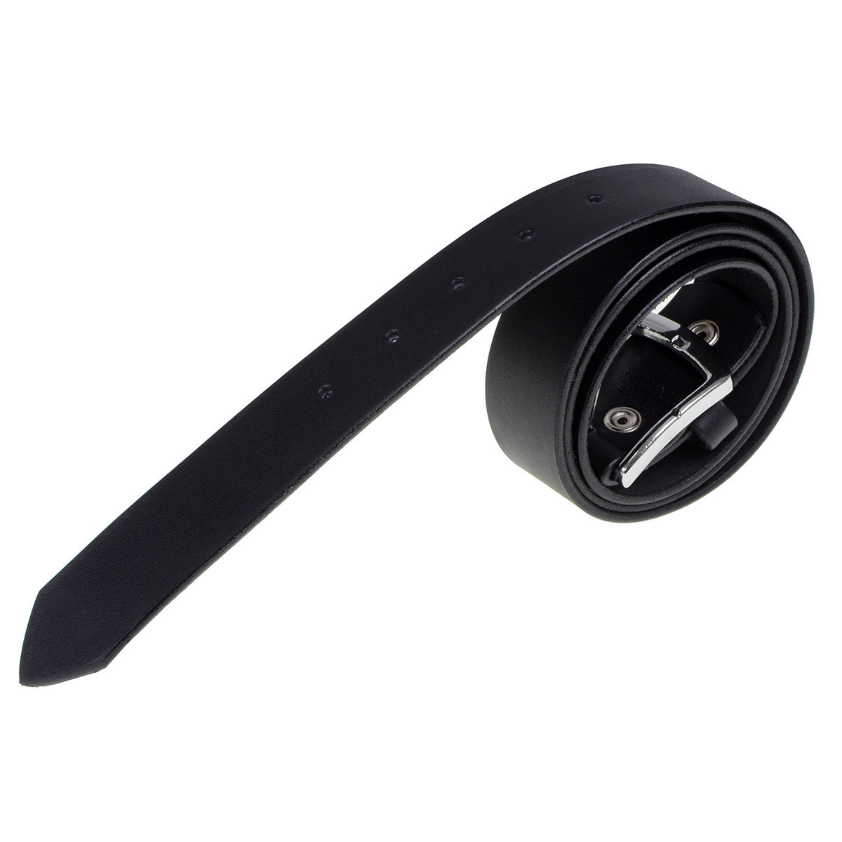 Milwaukee Leather Men's Black Classic Leather Belt, MP7114