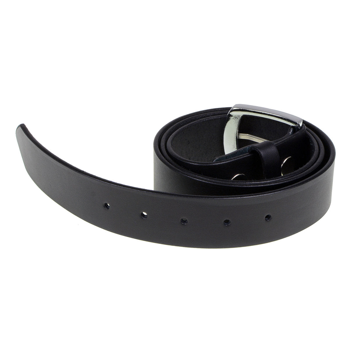 Milwaukee Leather Men's Black Classic Leather Belt, MP7114