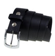 Milwaukee Leather Men's Black Classic Leather Belt, MP7114